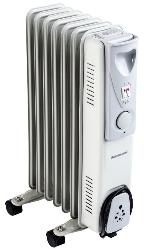 Grijač prostora Ravanson OH-07 električni uljni grijač unutarnji s snagom 1500 W-2