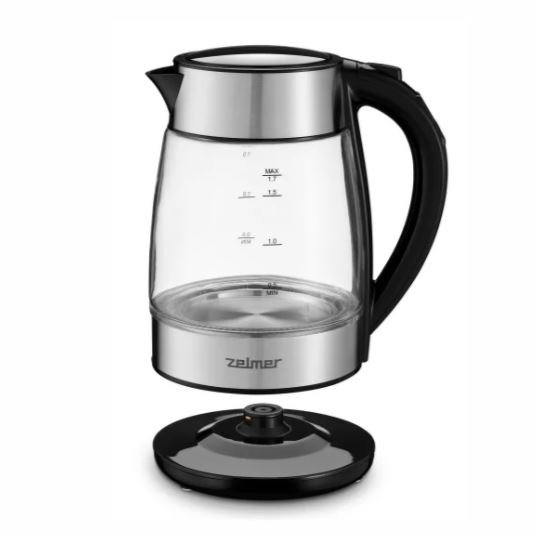 Stakleno kuhalo za vodu ZELMER ZCK8026 (1.7 L, 2200 W)-1