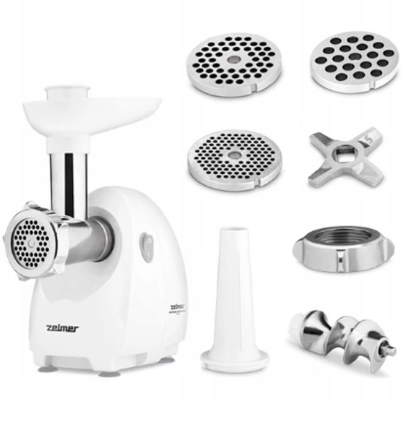 Stroj za mljevenje mesa ZELMER ZMM4080B, 1900W, bijela boja-2