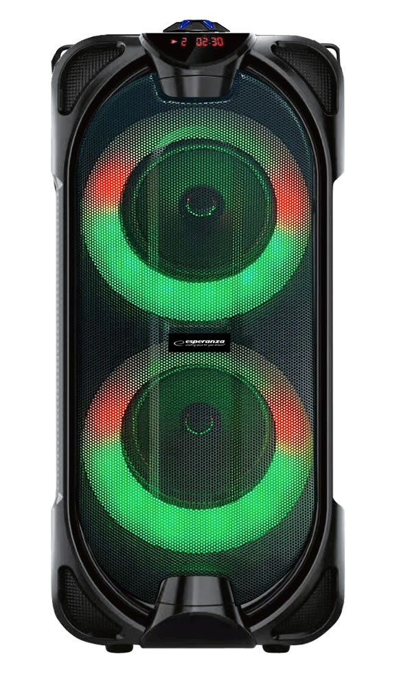 Zvučnik ESPERANZA EP157 (Bluetooth, FM radio, LED RGB, 10W, crni)-8