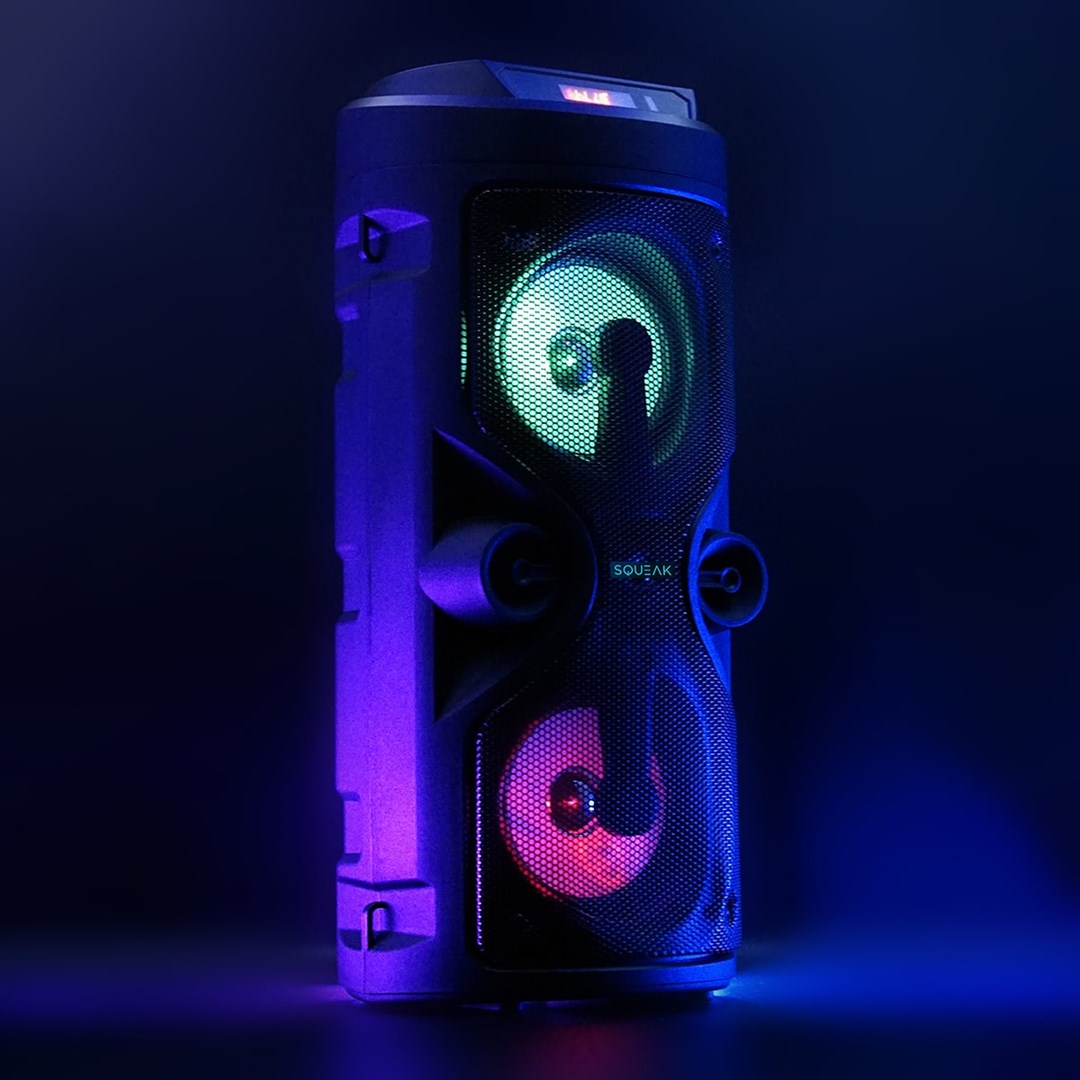Party zvučnik SQUEAK SQ1004 ( 40W, Bluetooth,  karaoke, LED osvjetljenje, USB)-8