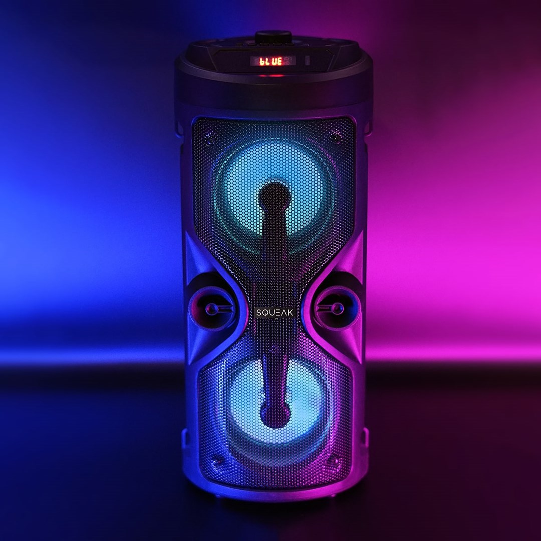 Party zvučnik SQUEAK SQ1004 ( 40W, Bluetooth,  karaoke, LED osvjetljenje, USB)-6
