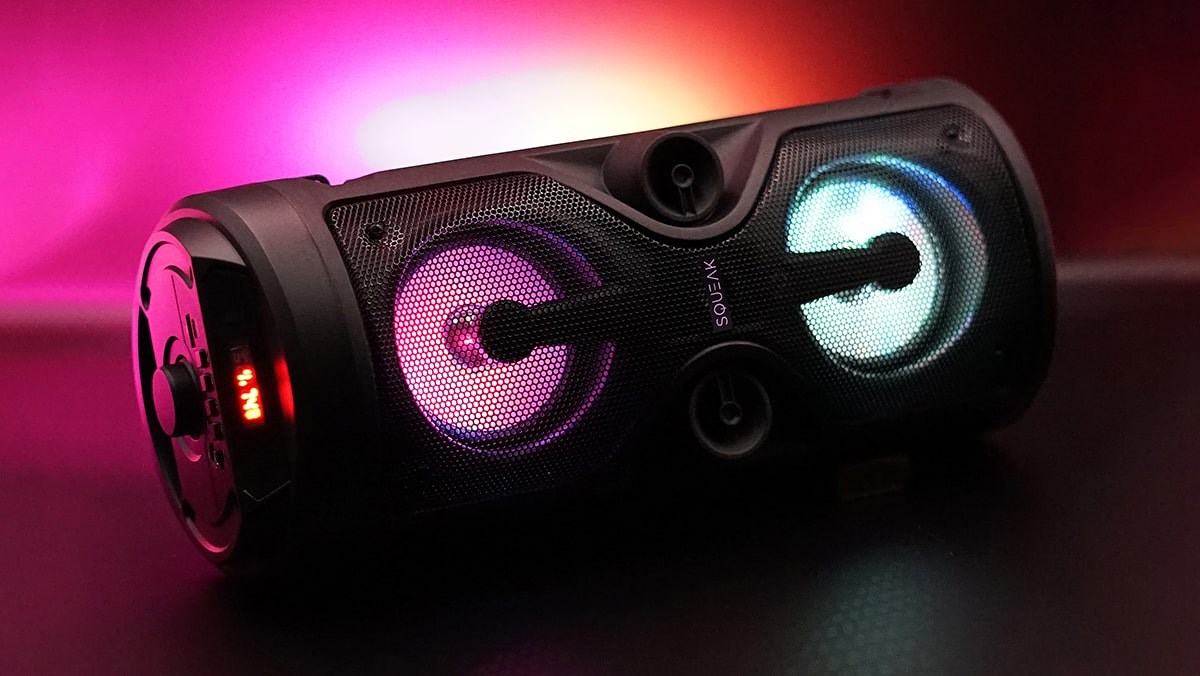 Party zvučnik SQUEAK SQ1004 ( 40W, Bluetooth,  karaoke, LED osvjetljenje, USB)-7