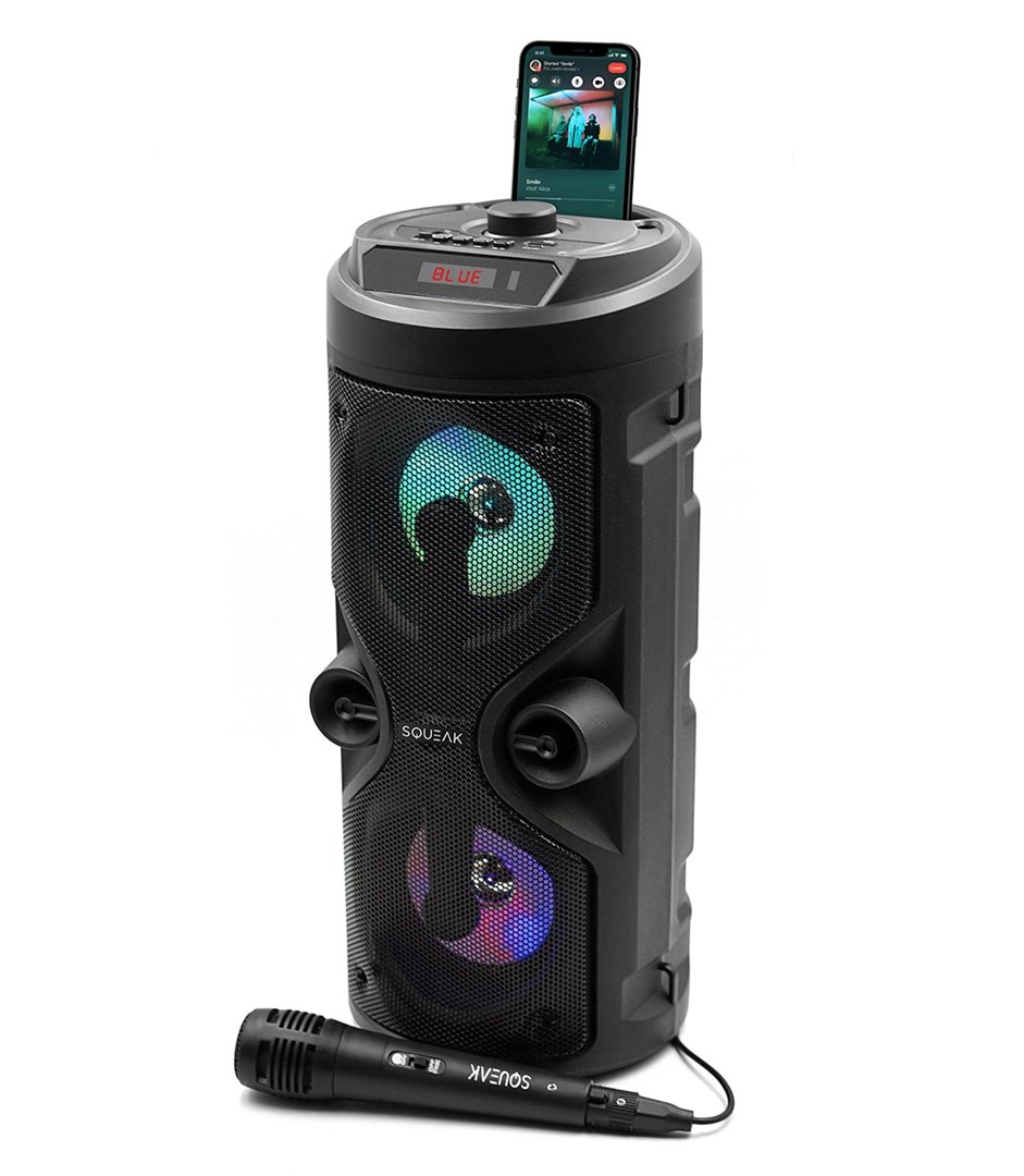 Party zvučnik SQUEAK SQ1004 ( 40W, Bluetooth,  karaoke, LED osvjetljenje, USB)-4