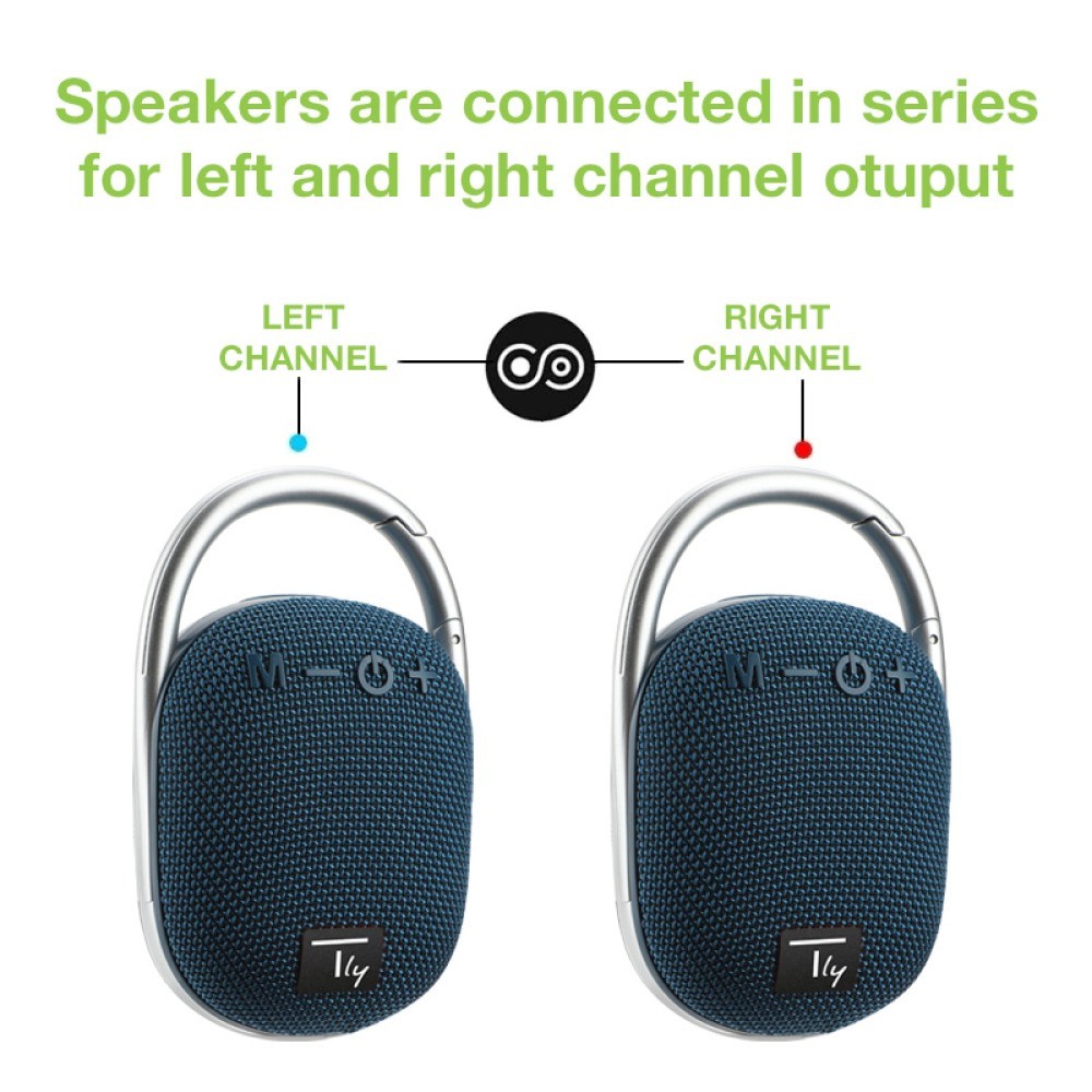 Prijenosni zvučnik TECHLY ICASBL321BL (bluetooth, 5W, plavi)-12