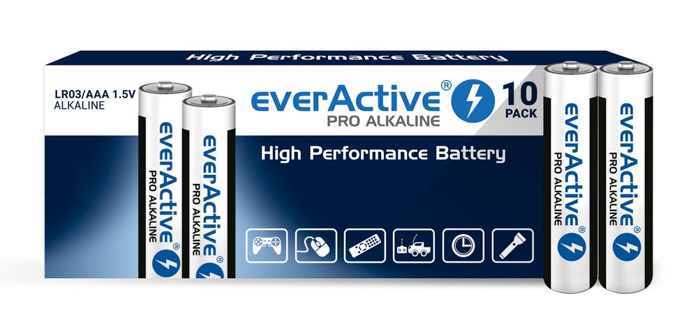 Alkalne baterije EVERACTIVE Pro Alkaline LR03 AAA (pakiranje od 10 komada)-1