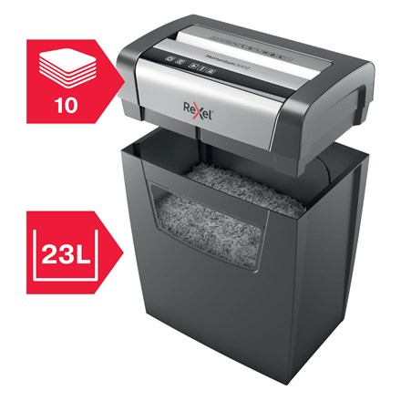 Uništavač papira REXEL Momentum X410 (kapacitet uništavanja 10 listova, razina sigurnosti P-4, tip uništavanja particle-cut)-5