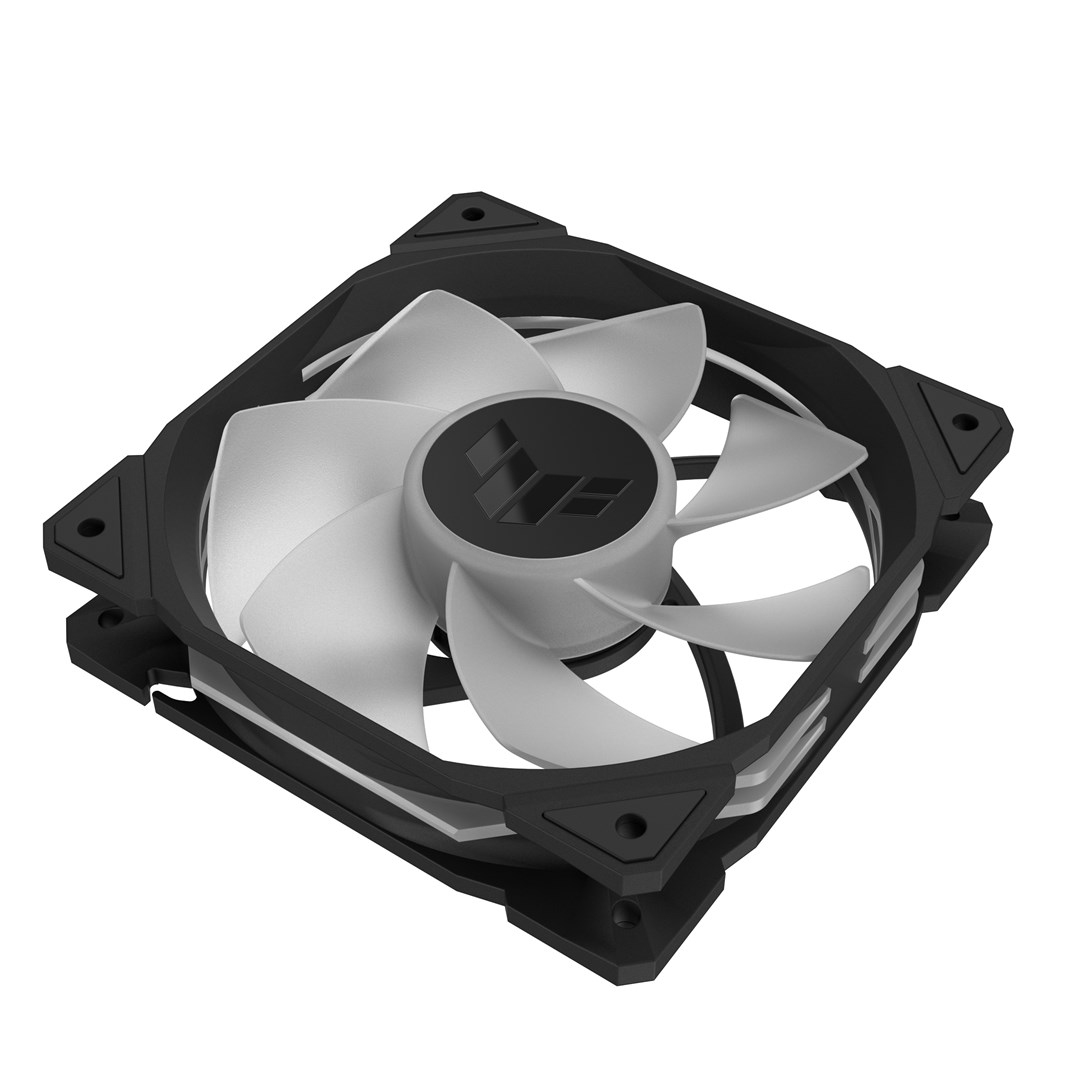 Ventilator za računalno kućište ASUS TUF Gaming TR120 ARGB Reverse Fan - Triple Pack (12 cm, ARGB, crna)-6