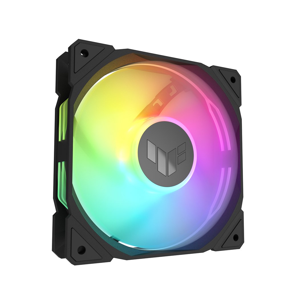 Ventilator za računalno kućište ASUS TUF Gaming TR120 ARGB Reverse Fan - Triple Pack (12 cm, ARGB, crna)-2