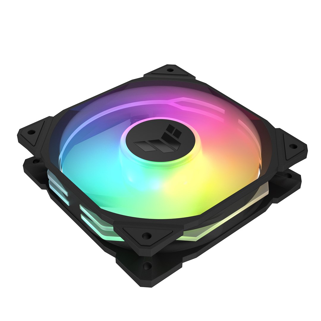 Ventilator za računalno kućište ASUS TUF Gaming TR120 ARGB Reverse Fan - Triple Pack (12 cm, ARGB, crna)-3