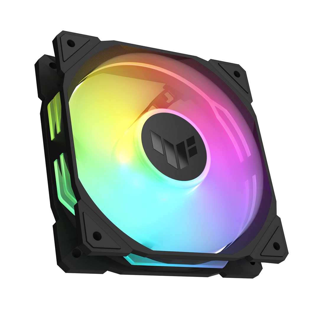 Ventilator za računalno kućište ASUS TUF Gaming TR120 ARGB Reverse Fan - Triple Pack (12 cm, ARGB, crna)