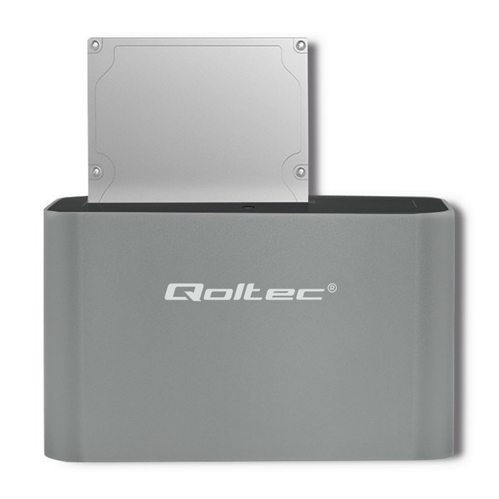 Priključna stanica QOLTEC 50315 za 2.5"/3.5" HDD/SSD, SATA, USB 3.0-3