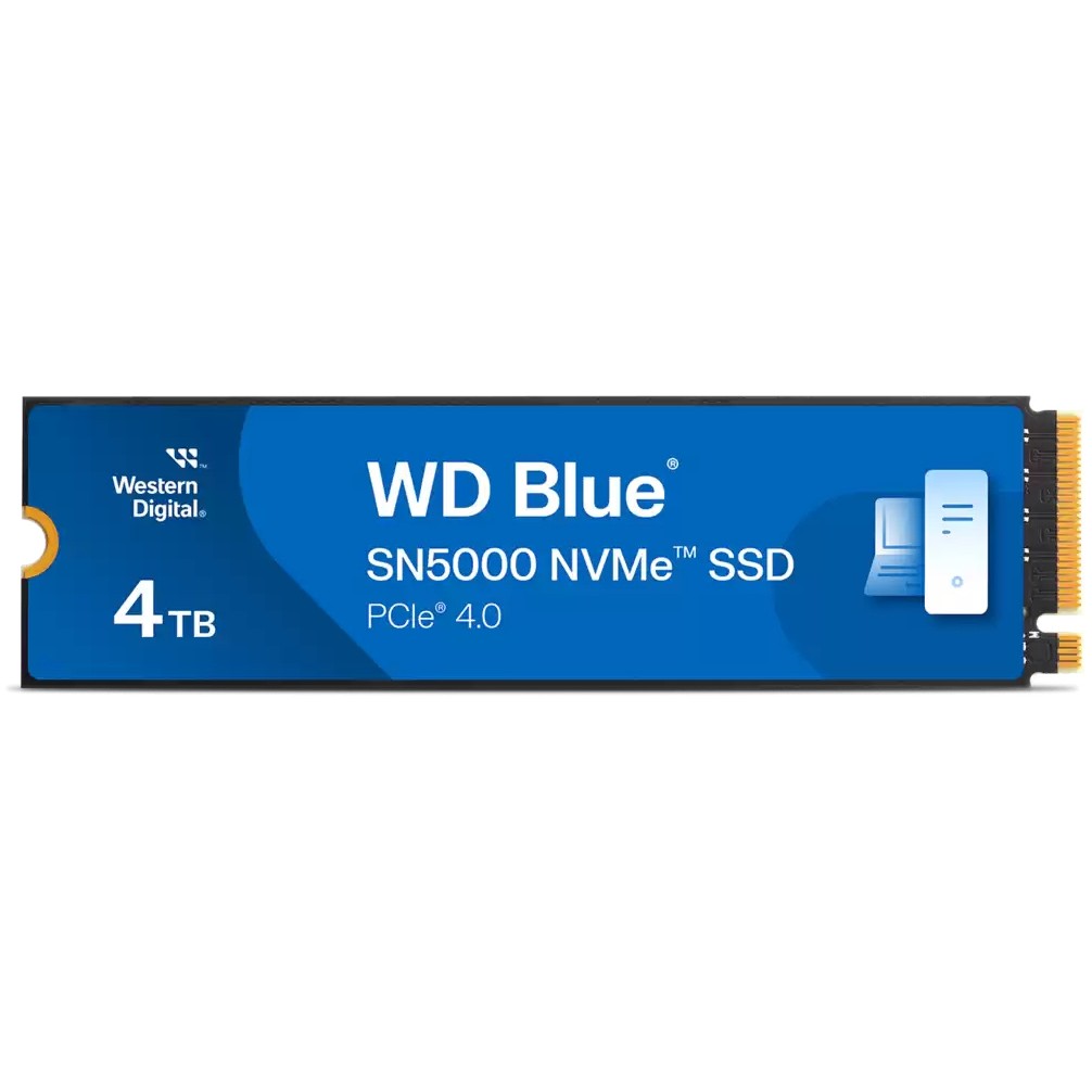 SSD WESTERN DIGITAL Blue SN5000 4 TB M.2 PCI Express 4.0 NVMe-5
