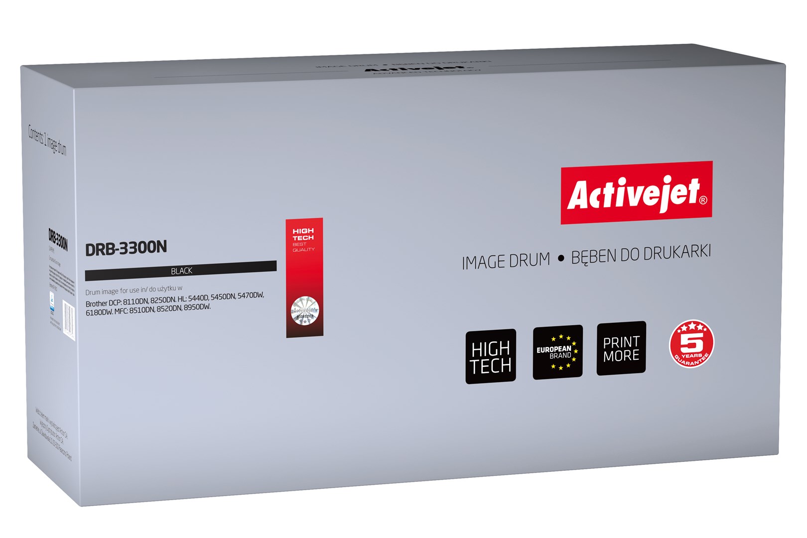 Activejet DRB-3300N drum (replacement for Brother DR-3300; Supreme; 30000 pages; black)-0