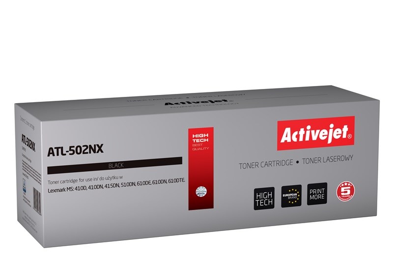 Toner ACTIVEJET ATL-502NX (Zamjena za Lexmark 50F2X00, Supreme, 10000 stranica, crna)-0