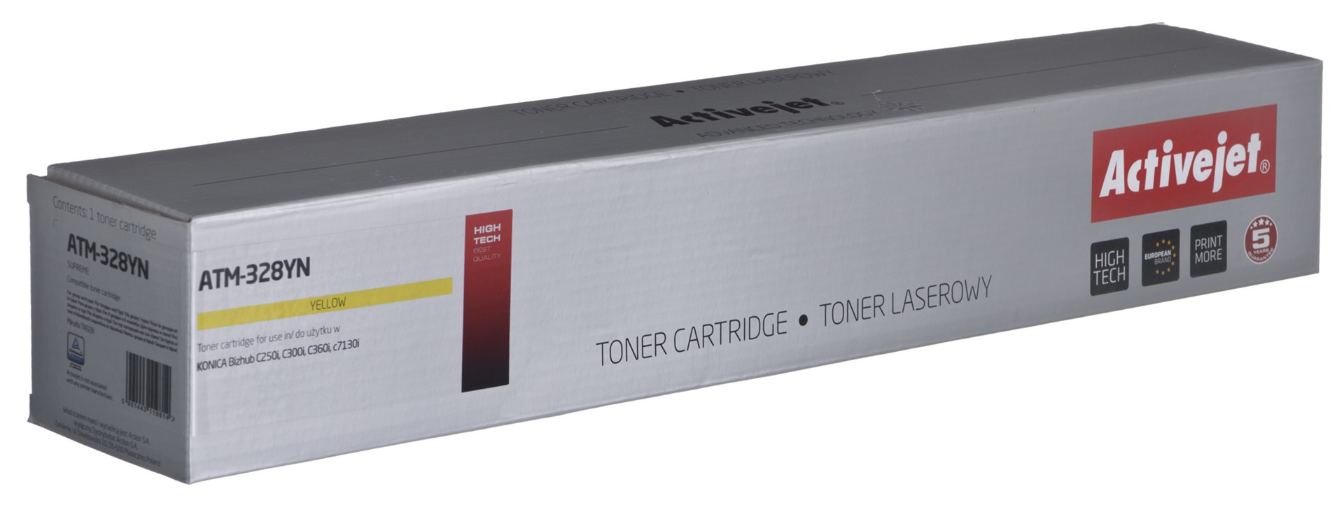 Toner ACTIVEJET ATM-328YN za Konica Minolta printere (Zamjena za Konica Minolta TN328Y, Supreme, 28000 stranica, žuta)-0