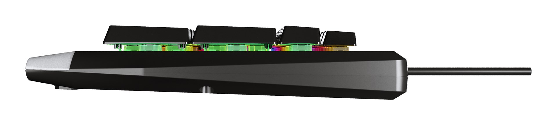 Tipkovnica GENESIS Rhod 300 (RGB LED pozadinsko osvjetljenje, USB, QWERTY, Engleski, Crna) – internacionalna non HR tipkovnica-1