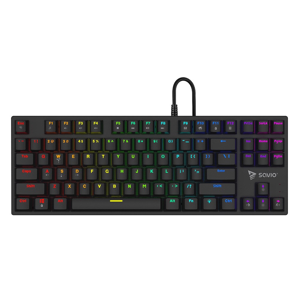 Mehanička tipkovnica SAVIO Tempest x2 RGB (Outemu BLUE, mehanička, RGB osvjetljenje)-0