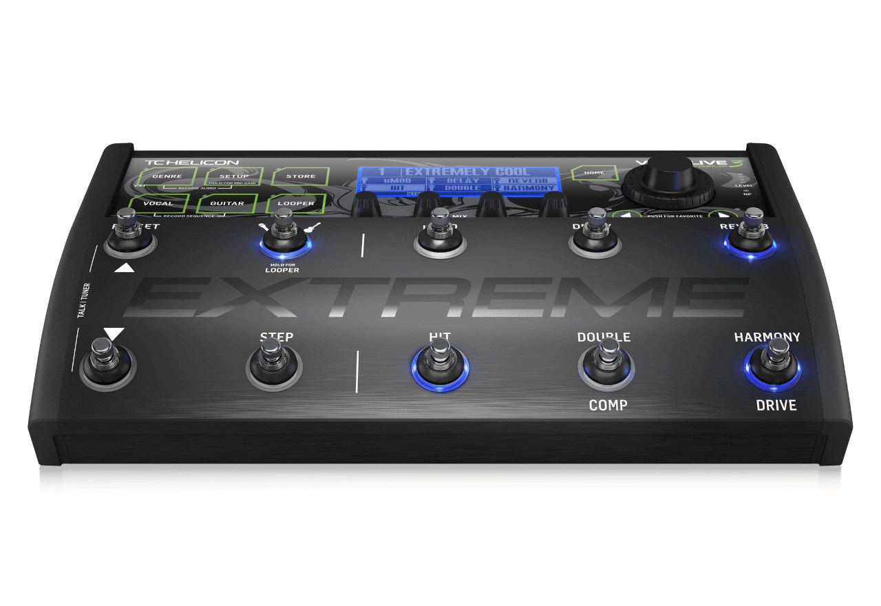 Vokalno-gitarski multiefekt procesor TC HELICON VoiceLive 3 Extreme