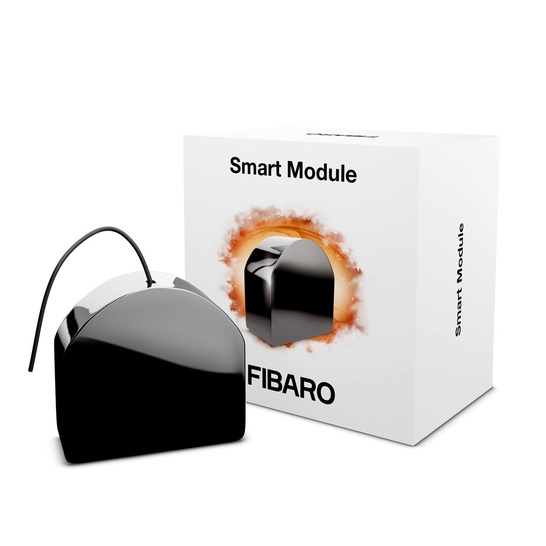 Električno relejno prekidač FIBARO FGS-214 ZW5 (Crna)