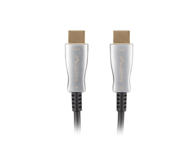 HDMI kabel LANBERG CA-HDMI-20FB-0100-BK (V2.0, 10m, optički, AOC, crna)-1