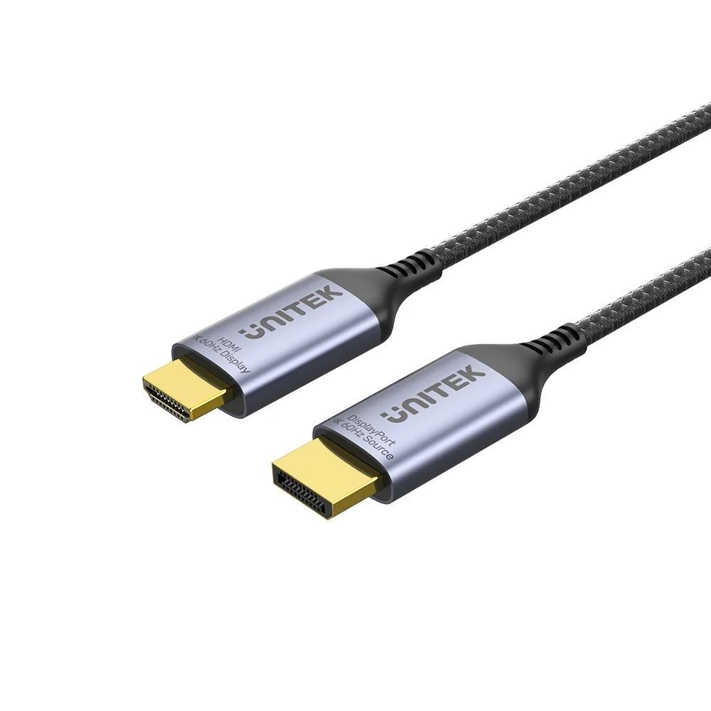 Kabel DisplayPort na HDMI UNITEK CABLE DISPLAYPORT 1.4 TO HDMI 2.1, 8K, 1,8M (8K, 1.8 metara)-0