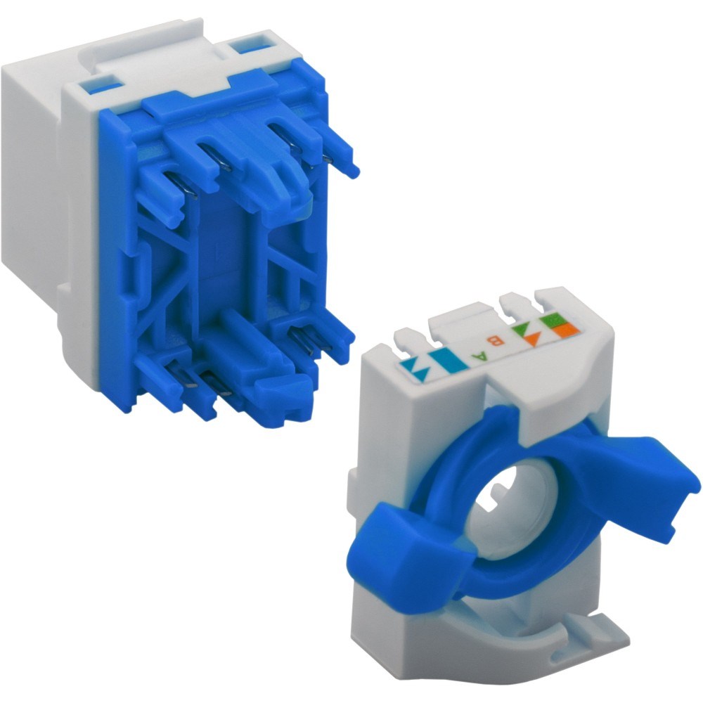 Adapter TECHLY CAT 6a KeyStone RJ45 Jack UTP unshielded Tooless IWP-MD C6A/UROTT-2