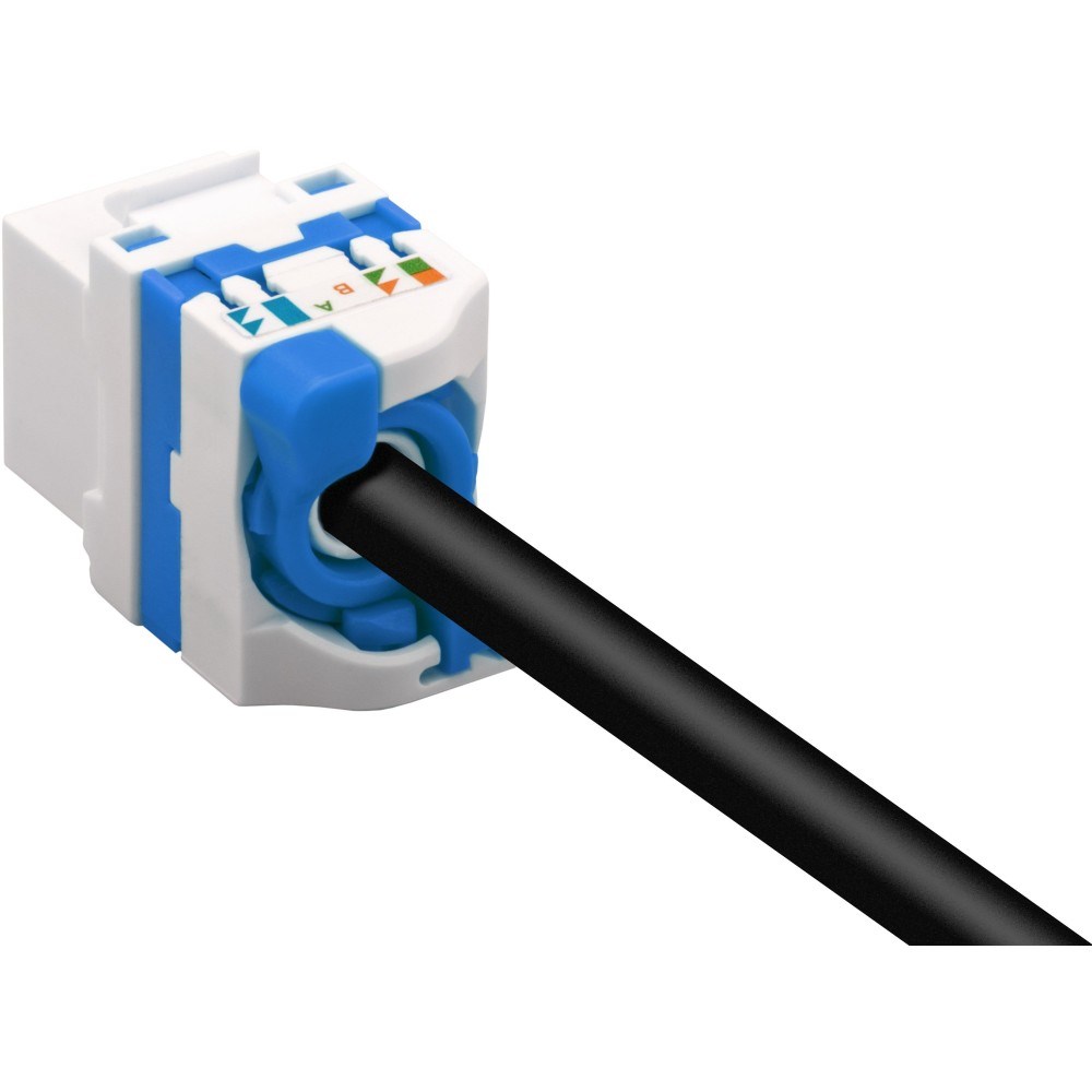 Adapter TECHLY CAT 6a KeyStone RJ45 Jack UTP unshielded Tooless IWP-MD C6A/UROTT-3