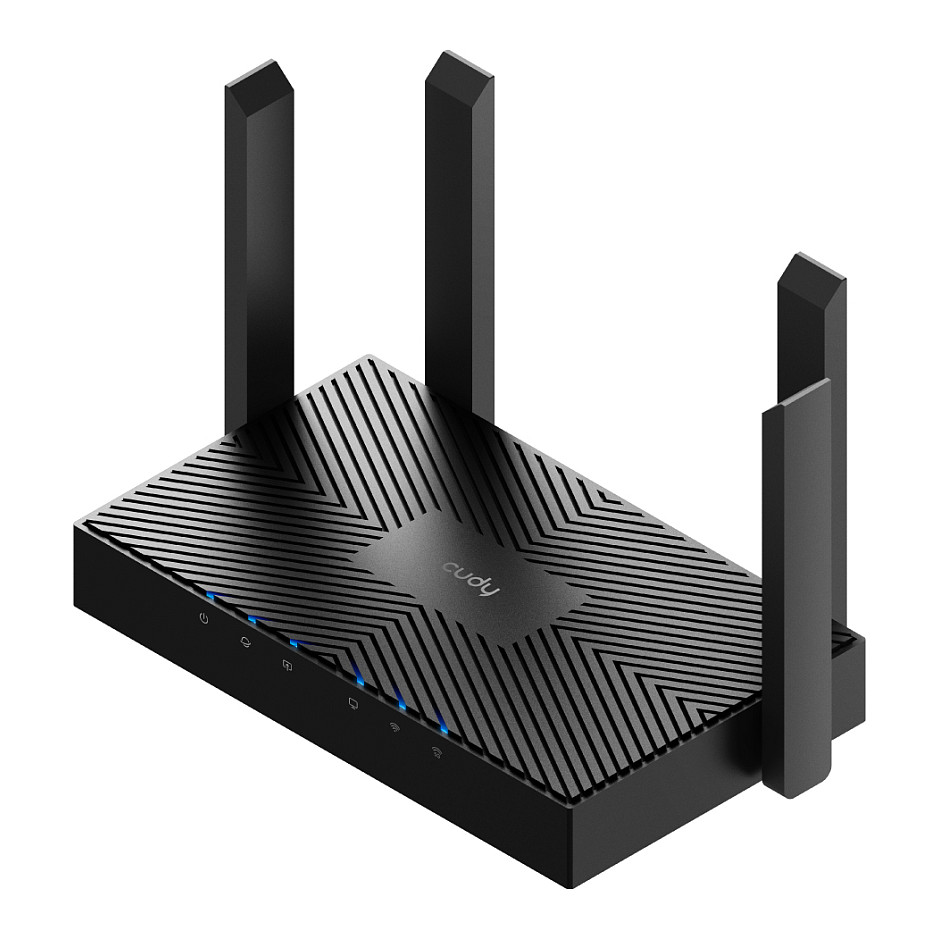Bežični ruter CUDY WR3000 (Gigabit Ethernet, Dual-band 2.4 GHz / 5 GHz, crna)-1