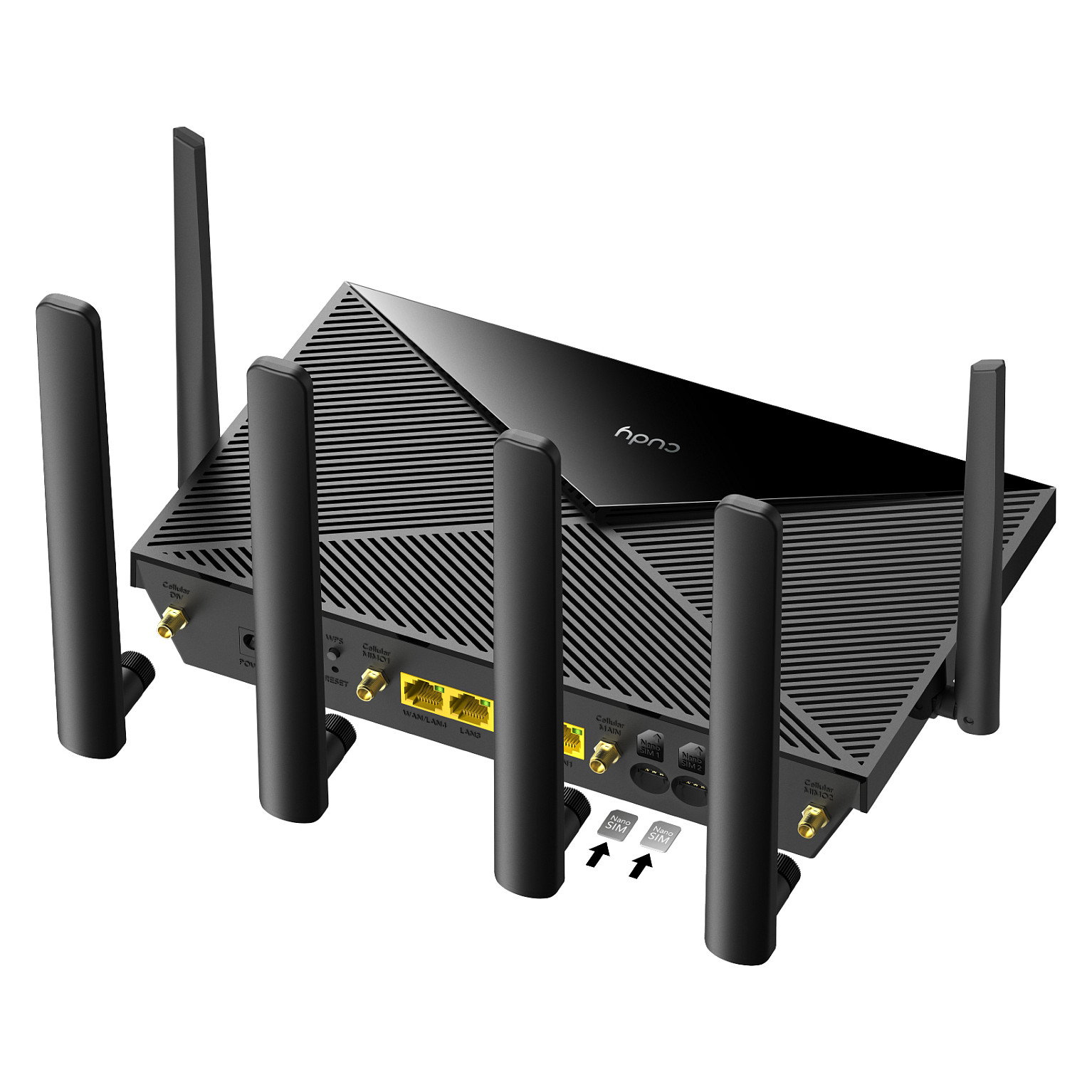 Bežični ruter CUDY LT700 (Gigabit Ethernet, Dual-band 2.4 GHz / 5 GHz, 4G, Crna)-2