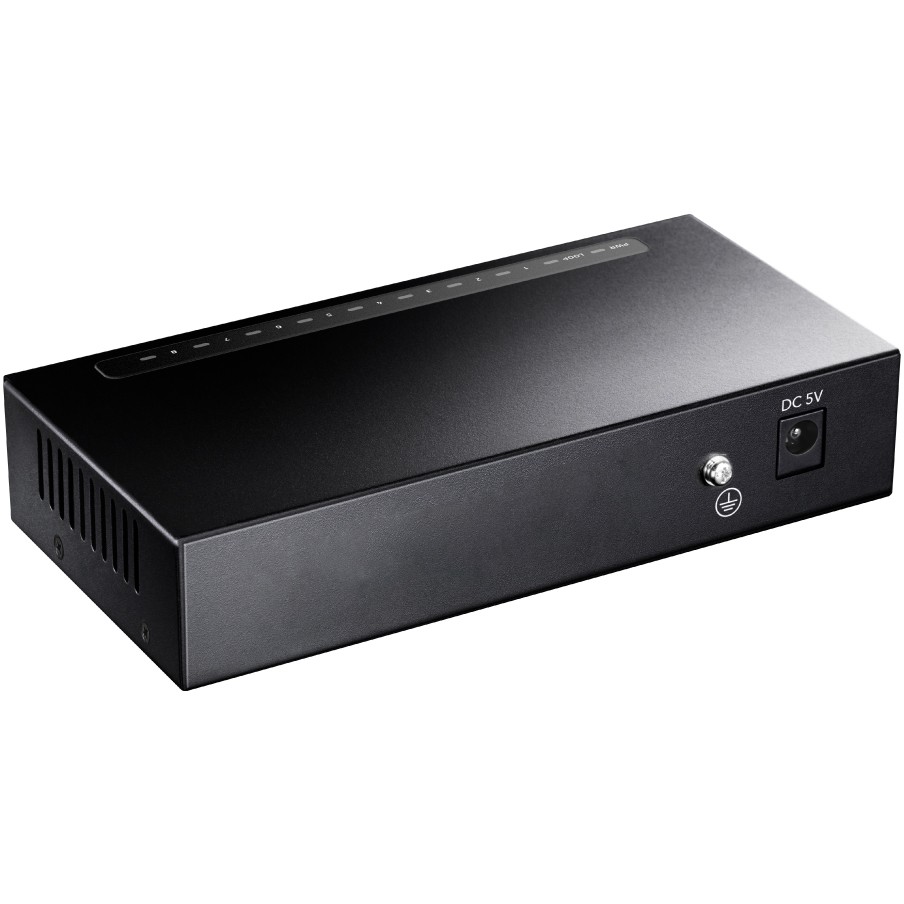 Mrežni prekidač CUDY model GS108 (Gigabit Ethernet 10/100/1000, Crna)-2