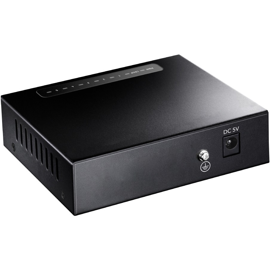 Mrežni prekidač CUDY GS105 (Gigabit Ethernet 10/100/1000, crna)-2