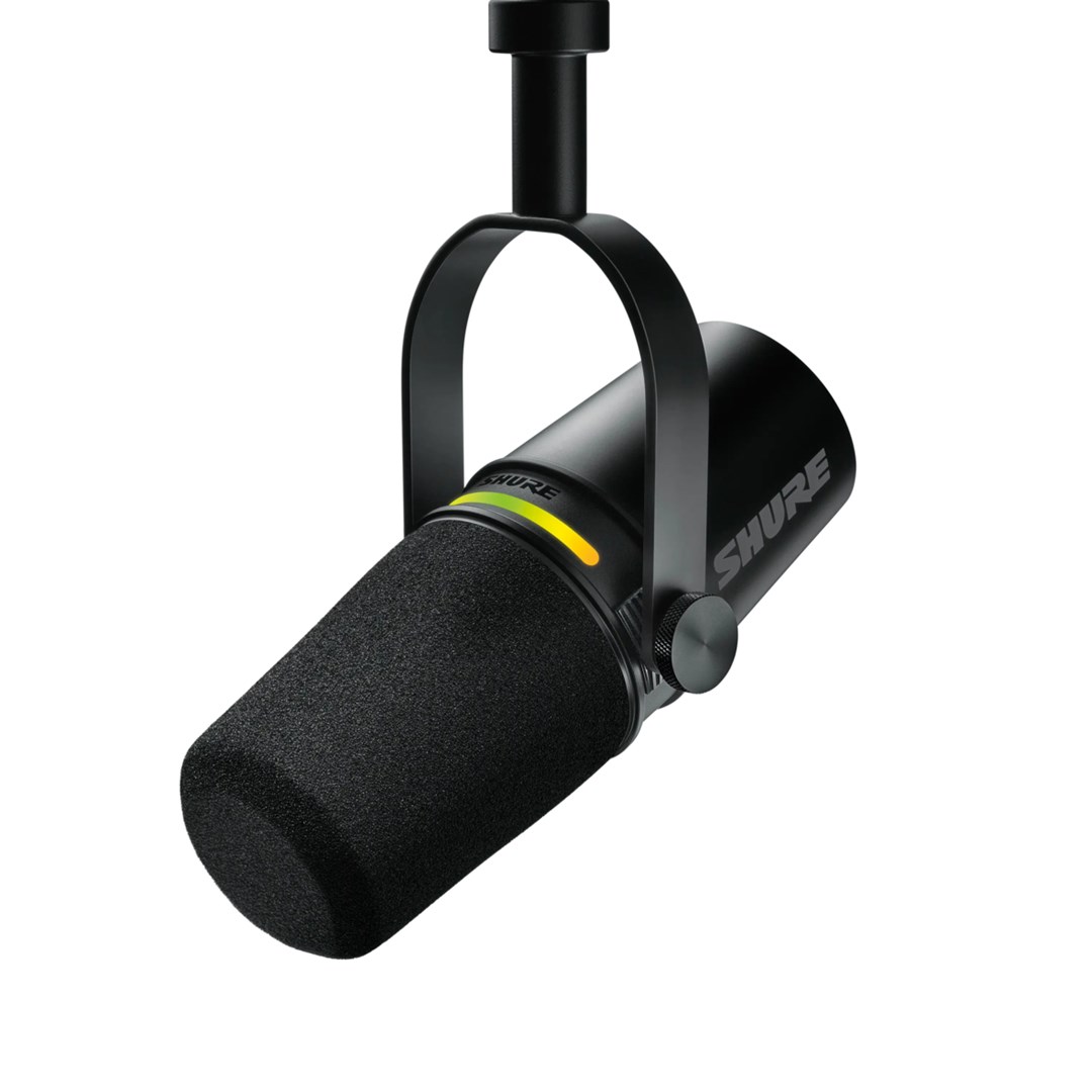Mikrofon za govornicu i vokale SHURE MV7+-K-BNDL (USB-C/XLR konektor, crna, sa stolnim stalkom GATOR)-0