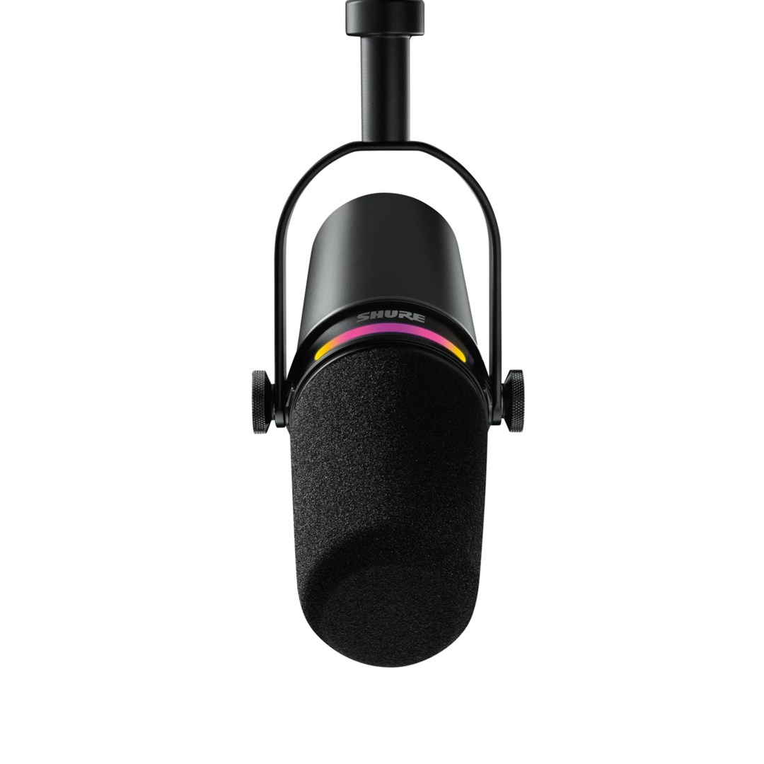 Mikrofon za govornicu i vokale SHURE MV7+-K-BNDL (USB-C/XLR konektor, crna, sa stolnim stalkom GATOR)-1