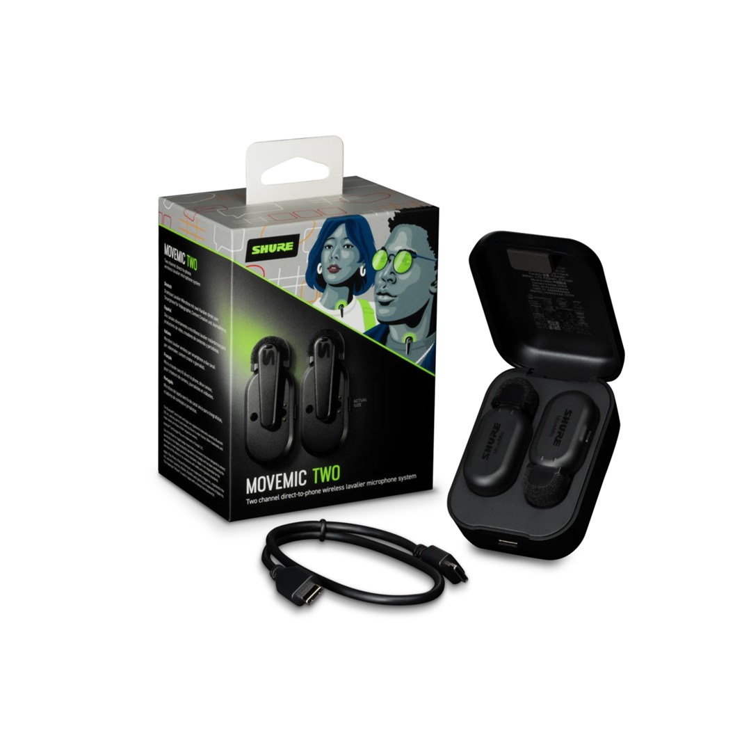 Bežični mikrofonski set SHURE MoveMic Two Receiver Kit (Crni)-2