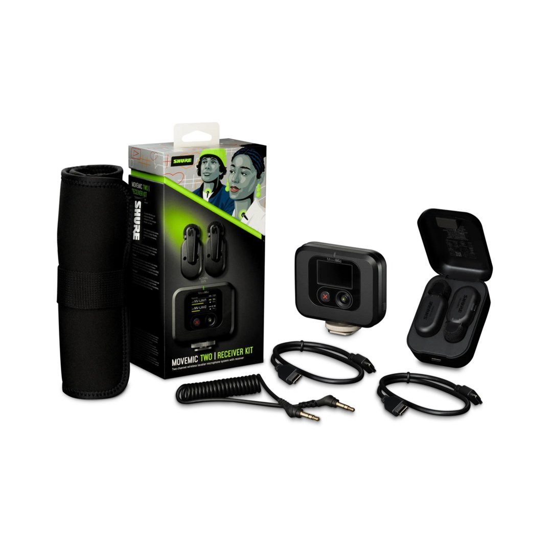 Bežični prijemnik mikrofona za montažu na kameru SHURE MV-TWO-KIT-Z6-1