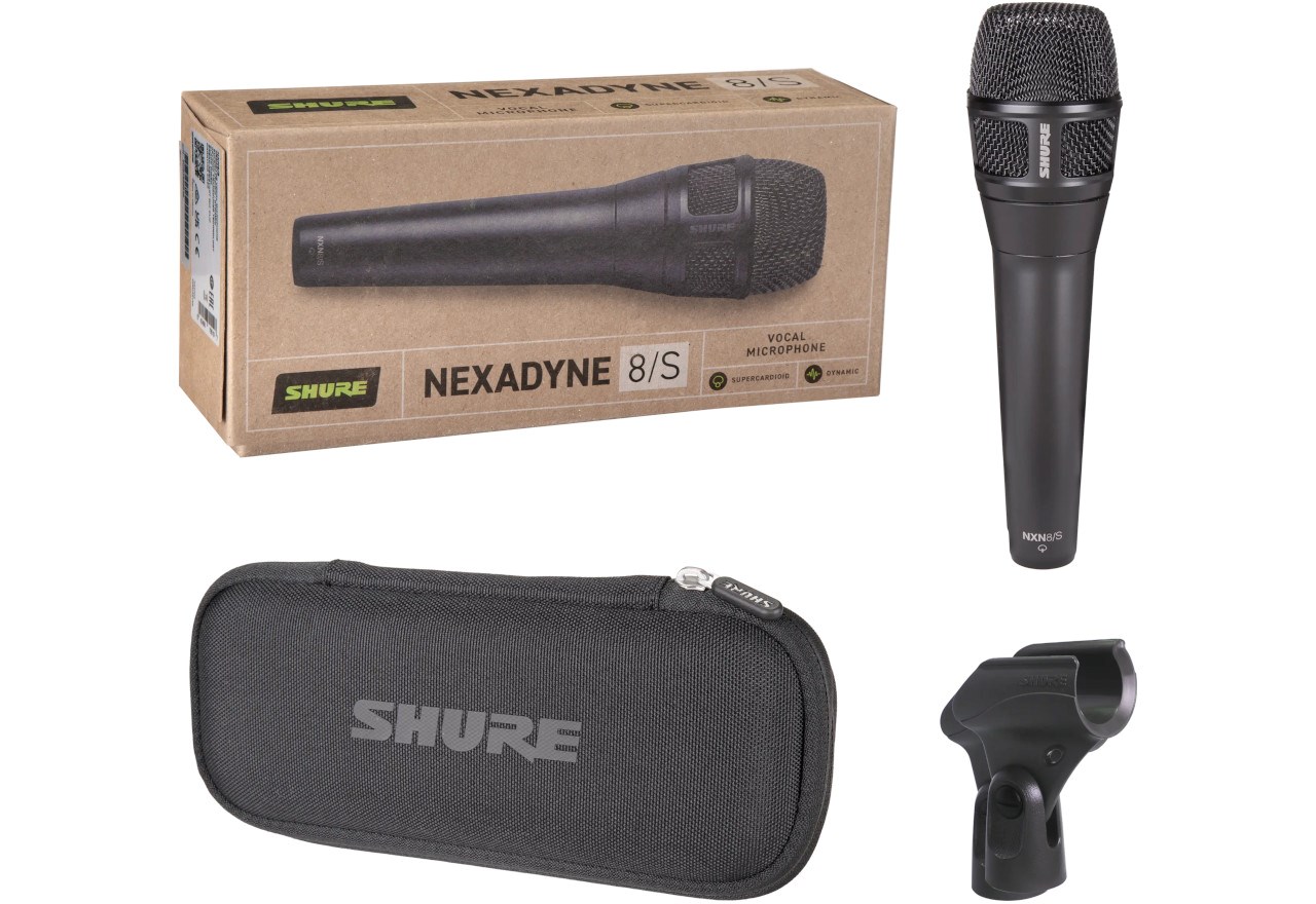 Dinamički mikrofon SHURE Nexadyne™ 8/S (supercardioid, s XLR konektorom, crna)-3