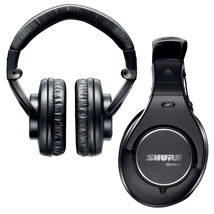 Slušalice SHURE SRH840 (žičane, crne)-0