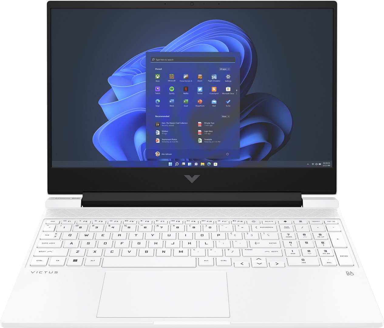 HP VICTUS 15-fb2686nw Ryzen 7 8845HS 15,6"FHD AG IPS 300nits 144Hz 16GB DDR5 SSD512 RTX 4050 6GB Cam720p Win11 2Y Ceramic White-0