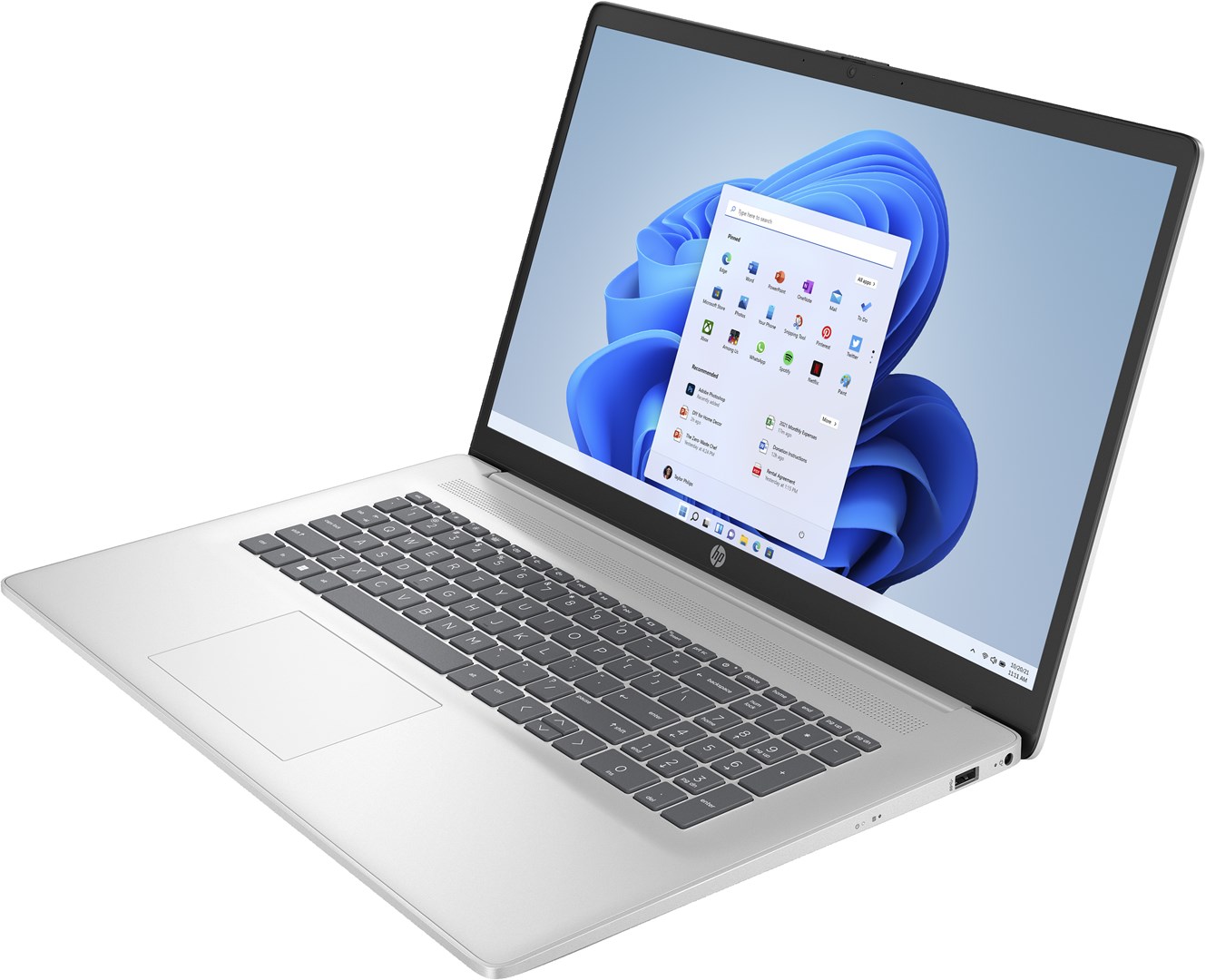 Laptop HP 17-cn3135nw (17,3", FHD, Intel Core i5-1334U, 16GB, 512GB SSD, Windows 11 Home) srebrni – internacionalna non HR tipkovnica-1