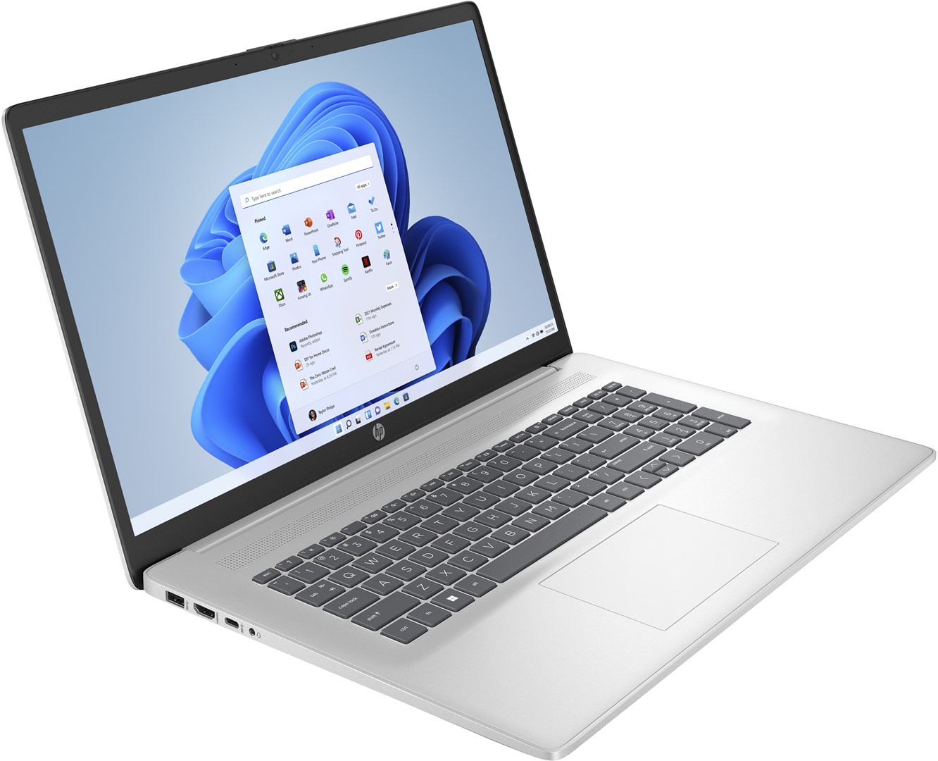 Laptop HP 17-cn3135nw (17,3", FHD, Intel Core i5-1334U, 16GB, 512GB SSD, Windows 11 Home) srebrni – internacionalna non HR tipkovnica-2