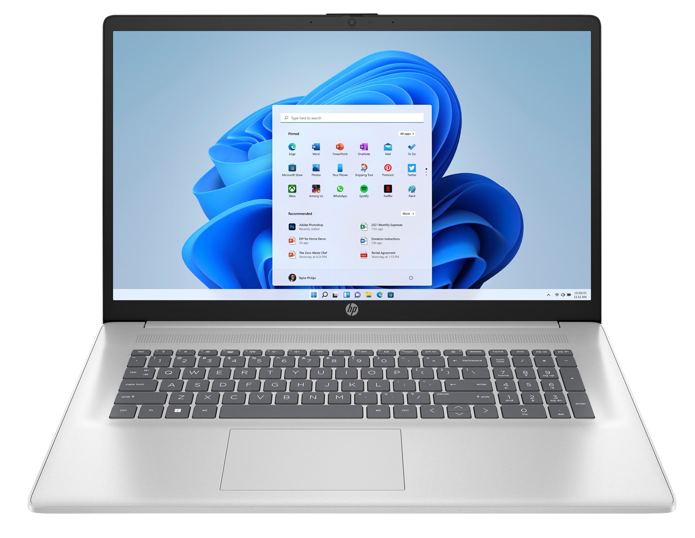 Laptop HP 17-cn3135nw (17,3", FHD, Intel Core i5-1334U, 16GB, 512GB SSD, Windows 11 Home) srebrni – internacionalna non HR tipkovnica-0