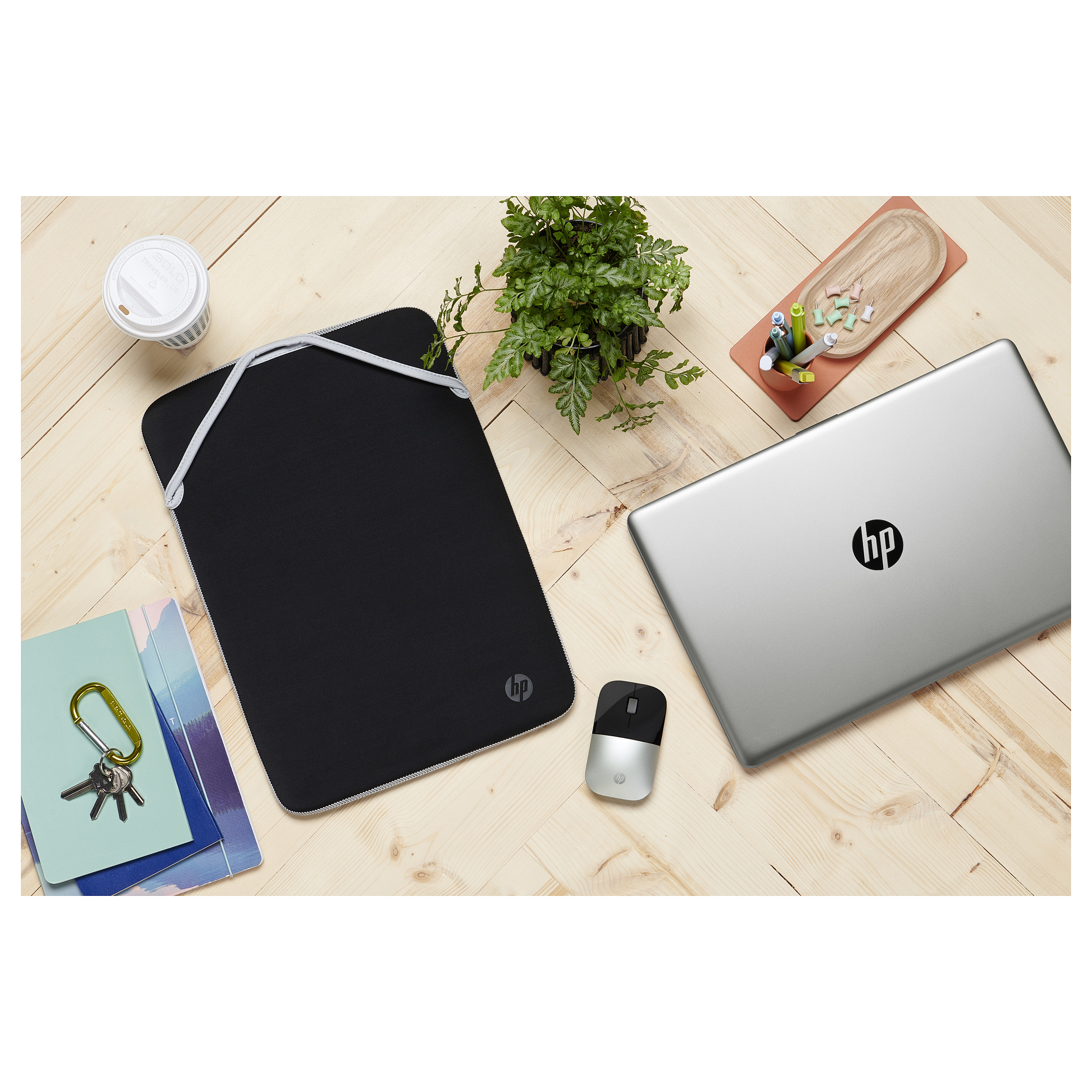 Zaštitna futrola HP Reversible Protective (15.6", reverzibilna, plava/crna)-7