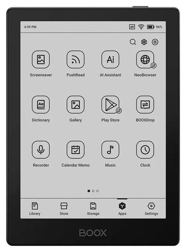 E-book čitač ONYX BOOX Go (6" Touch, Carta 1300, 32GB, WiFi, Bluetooth, crni)-2