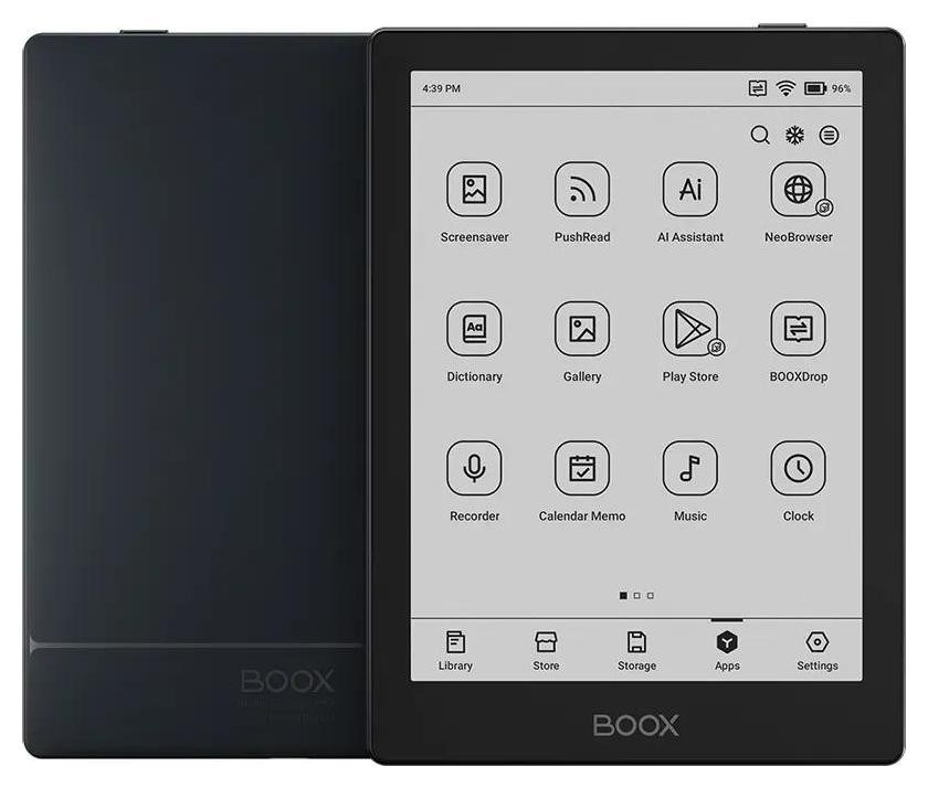 E-book čitač ONYX BOOX Go (6" Touch, Carta 1300, 32GB, WiFi, Bluetooth, crni)-4