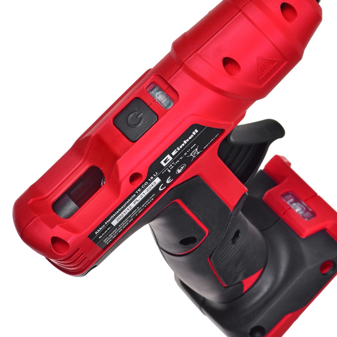 Glue gun TE-CG 18 Li-Solo AKU EINHELL Black, Red-3