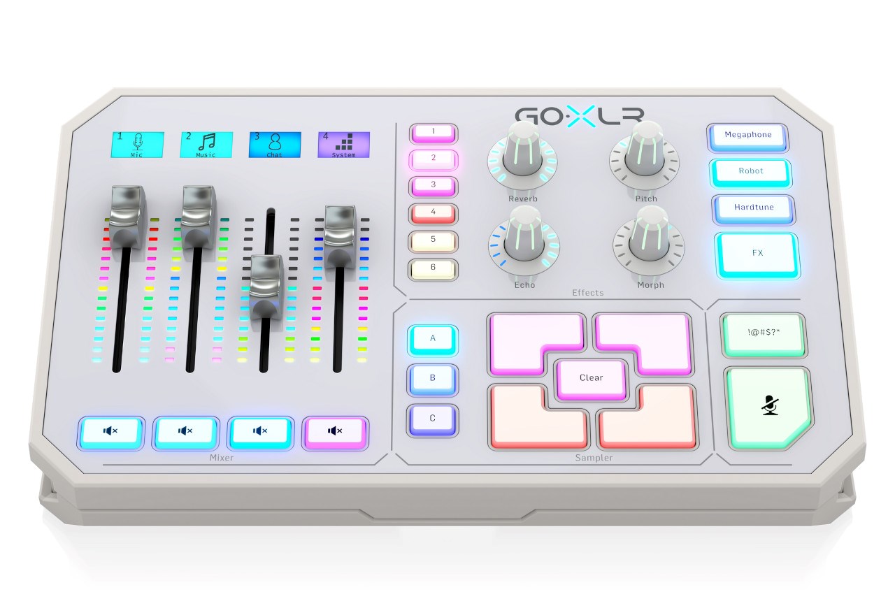 Mikser za streaming TC HELICON GO XLR-WH (bijeli)-1