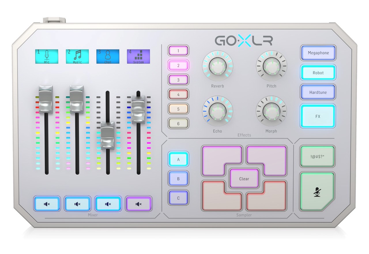 Mikser za streaming TC HELICON GO XLR-WH (bijeli)