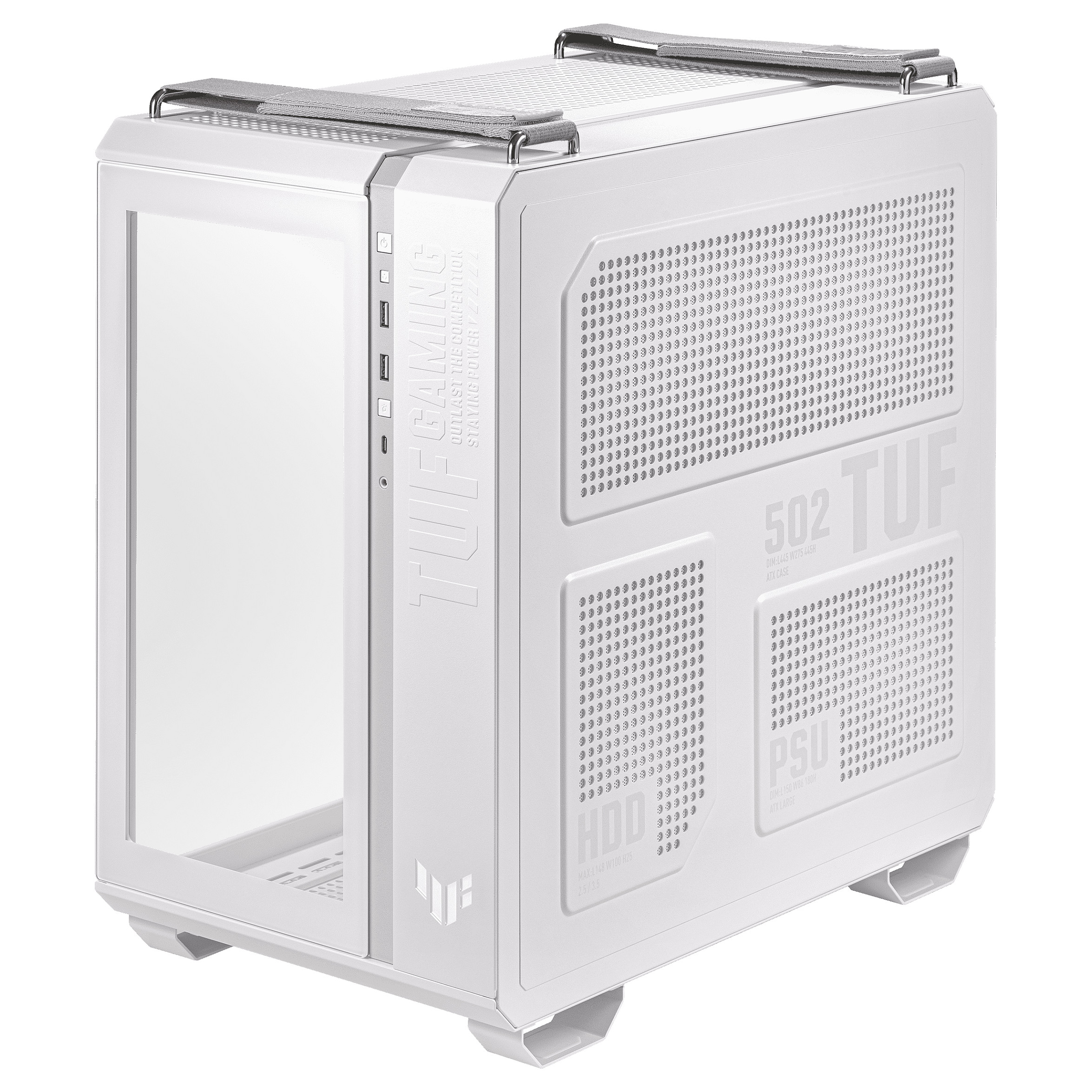 Igraći računalni toranj ASUS TUF Gaming GT502 PLUS (Bijela, Midi veličina)-0