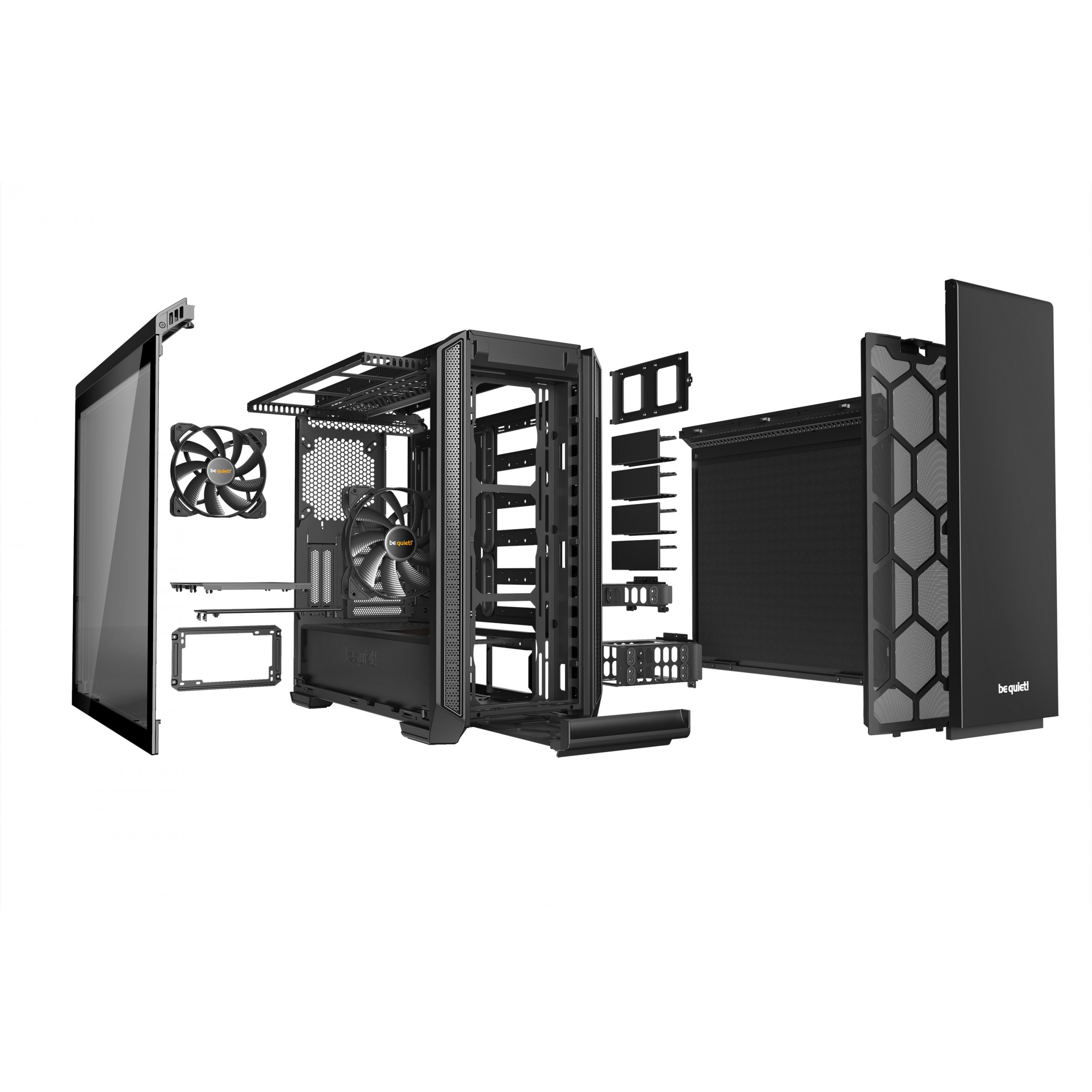Računalno kućište BE QUIET! Silent Base 601 Window Midi Tower Black (prozor na boku, crna)-3